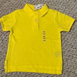 Arizona Jean Company boys yellow polo shirt.  12-18 months.